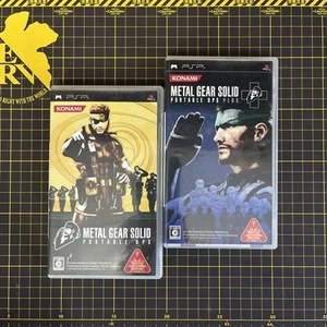 Lot 2 Sony PSP Metal Gear Soild Portable Ops & Plus Japanese Complete w/Manual - Picture 1 of 5
