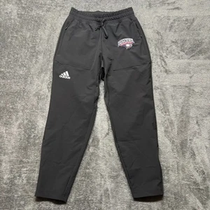 Pantalones deportivos Adidas Southern Indiana Screaming Eagles para hombre pequeños negros edición del equipo - Imagen 1 de 9