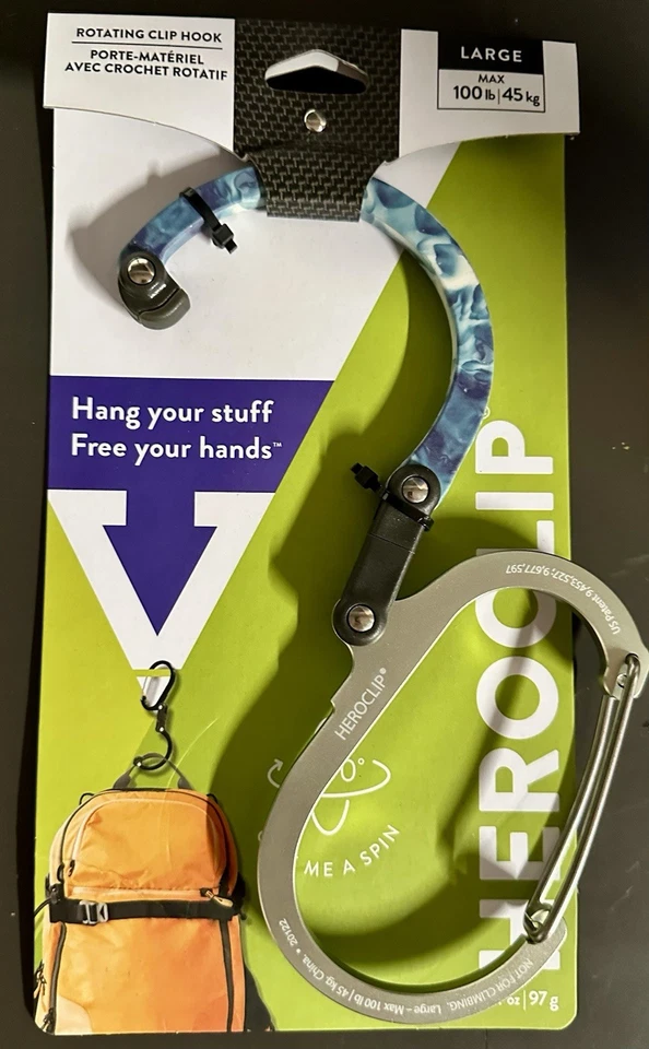 Gear Aid Heroclip - NEW in Package - Large - 100 Lbs - Image 1 of 2
