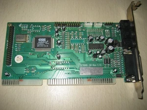 ISA ESS AudioDrive ES1869FC Sound Blaster Pro Compatible Sound Card /w Wavet.Con - Bild 1 von 2