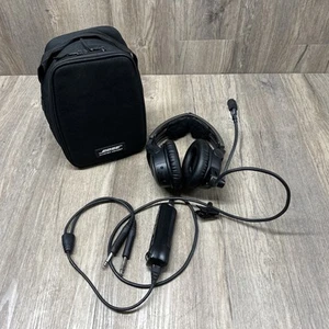 Bose A20 Aviation Headset with Dual Cable & Bluetooth W/ Case - Zdjęcie 1 z 21