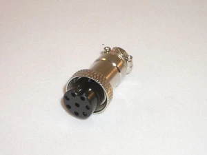 OPEK C-8 8 PIN FEMALE METAL MIKE MICROPHONE CONNECTOR PLUG - Picture 1 of 1