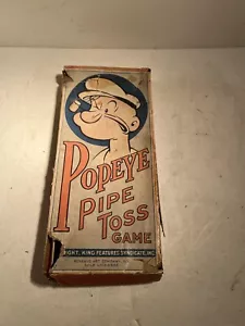 Scarce antique 1935 POPEYE Pipe Ring Toss Game TOY - Picture 1 of 8