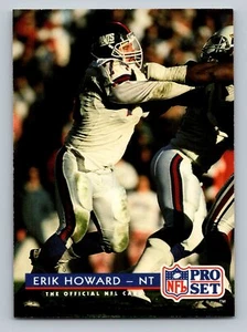 1992 Pro Set #266 Erik Howard   New York Giants - Picture 1 of 2