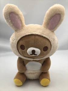 2022 Rilakkuma  Brown Bunny Bear Easter Bunny Plush 14” - Picture 1 of 7