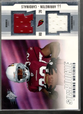 A8919- 2005 SPx Rookie Winning Materials #RWMJA J.J. Arrington Jersey - NM-MT - Image 1 of 2