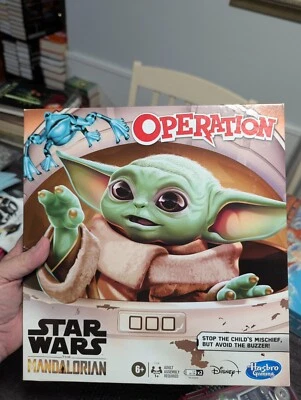 STAR WARS OPERATION The Mandalorian Edition Board Game 100% COMPLETE 2020 tested - Image 1 of 4