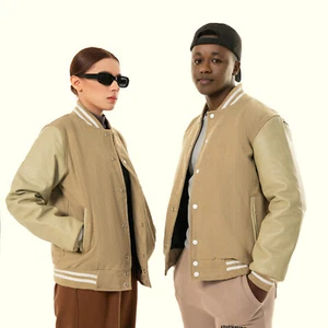 Chaqueta universitaria chaqueta de béisbol chaqueta Letterman chaqueta de bombardero chaqueta hecha cuerpo de lana - Imagen 1 de 5
