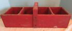 Wooden Carpenter Tool Carry  Planter Trinket Box  Vintage  16" Long