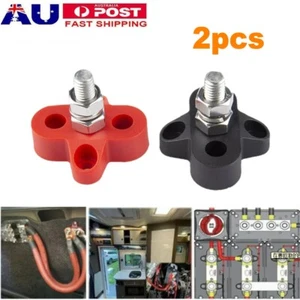 M8 Bus Bar Terminal Block Studs RV Battery Terminal Power Distribution Connector - Picture 1 of 12