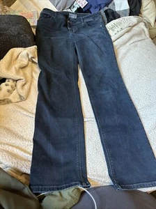 Chicos So Lifting Slimming Jeans Womens 1.5 US 10 Dark Wash Straight Slim Leg - Picture 1 of 6