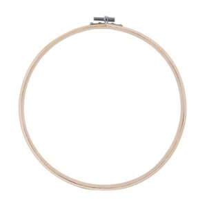 10 Inch Cross Stitch Hoop Wooden Tambour for Embroidery Bracelets - Picture 1 of 6