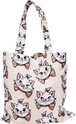 Bolso de Mano Disney Ltd Aristocats Marie Cat Lona Crema Blanco y Rosa Nuevo con Etiquetas Foto 1 de 4