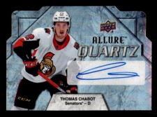 2019-20 Upper Deck Allure Quartz Autographs #AQTC Thomas Chabot Sens Auto
