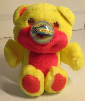 Vintage PlaySkool Nosy Bears Hotrod Hot Rod Spinning Race Car Stuffed Animal Toy - Image 1 of 4