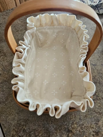 Longaberger LINER ONLY 1996 Horizon Of Hope Basket Natural Traditional Classic Cover