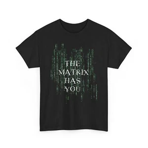 The Matrix Has You T-Shirt, Retro Geek Apparel, Film Merch, Geschenk für Fans - Bild 1 von 5
