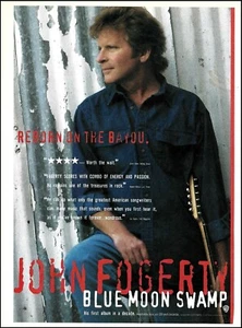 John Fogerty Blue Moon Swamp Anzeige 1997 Geffen Records Album Werbedruck - Bild 1 von 3