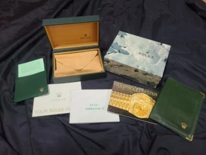 Rolex GMT Master II watch case box 16710 Accessories Green Wood From Japan - Picture 1 of 7