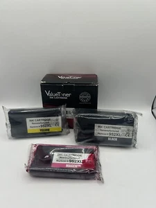 Value Toner 4pk cart 952XL Ink( Magenta *leak) Sealed Black Yellow Exp 10/28/23 - Picture 1 of 5
