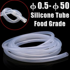 Transparent Silikonschlauch Food Grade Trinkrohr Siliconschlauch φ0.5mm-φ50mm - Picture 1 of 10