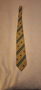 Corbata 100% seda hecha a mano en Italia compañeros como con elefantes vintage principios de los 90 - Imagen 1 de 6