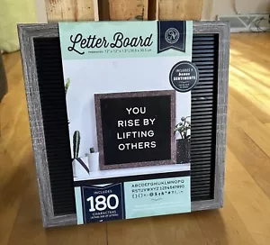 New View Gifts and Accessories 12" x 12" x 1.5" Letter Board NEW - Picture 1 of 5