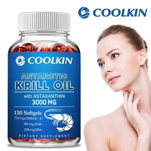 Antarctic Krill Oil - Heart & Cardiovascular Health, Skin, Bones & Joints Health - Picture 1 of 13