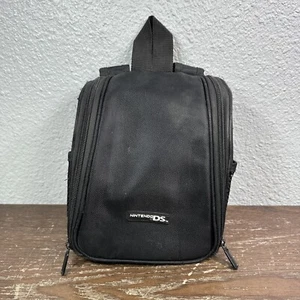 OEM Nintendo DS Backpack Travel Carry Storage Case Bag Black 8 Game Holder - Picture 1 of 6