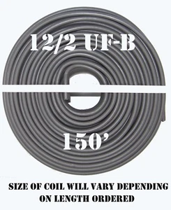 Cable alimentador subterráneo Southwire 12/2 UF-B x 150' - Imagen 1 de 2