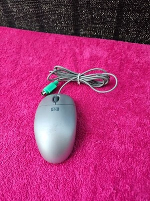 HP Computer PC Mouse Model M-SBJ96 Ball Wheel Mouse - Gray - Image 1 of 4