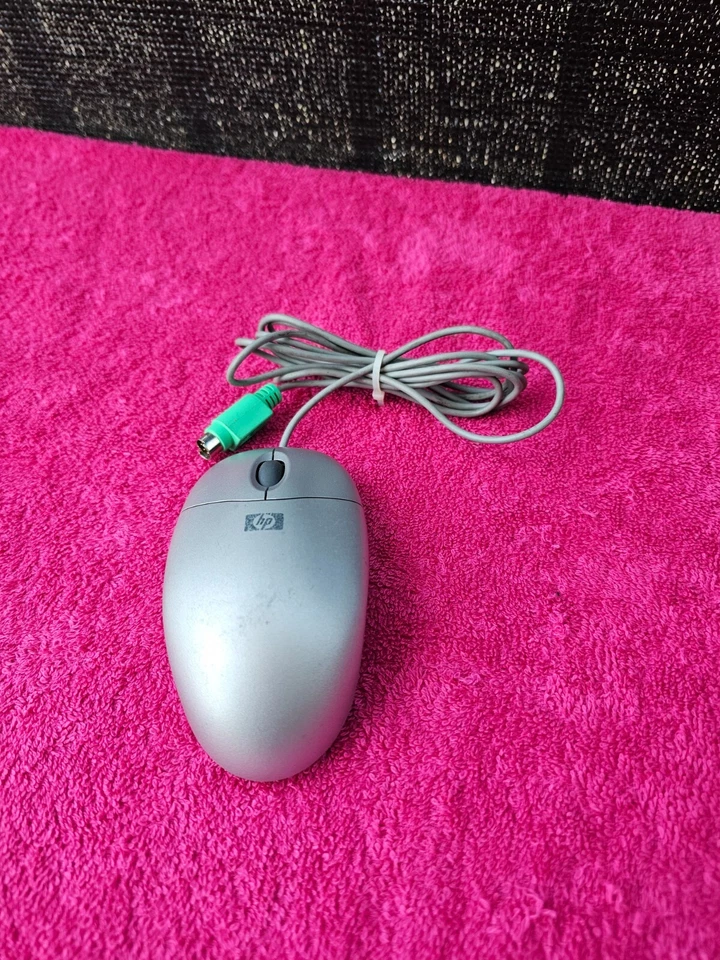 HP Computer PC Mouse Model M-SBJ96 Ball Wheel Mouse - Gray - Image 1 of 4