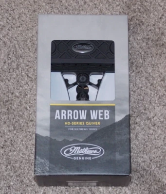 NEW Mathews HD series Quick Detach 6 Arrow Quiver- Black - Right or Left Hand - Image 1 of 4