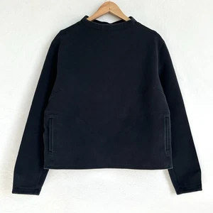 Lululemon Sweater 12 Pullover Cropped Boxy Mock Neck Taschen City Bound Schwarz - Bild 1 von 10