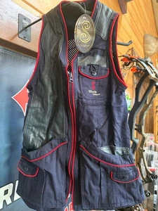 NEW SHE Womens Girls Right Hand USA Shooting Vest Trap Clays Skeet Shotgun RH XS - Picture 1 of 3
