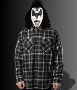 Dixxon Flannel KISS Dressed To Kill Mens 2XL New - Picture 1 of 11