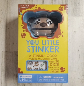 You Little Stinker Matching Dice Game Ages 4+ 2-5 Players w/ Doggy Shaker NEW - Picture 1 of 5