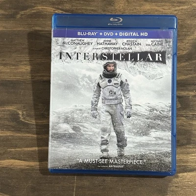 Interstellar (Blu-ray/DVD) WITH 70MM FILM CELL FROM IMAX Play tested Foto 1 de 4