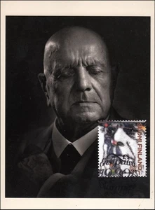 Jean Sibelius Famous Music Composer Band Leader Finland FDC Maxi Card 2015 - Picture 1 of 1