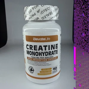 ElevateLife Creatina Monohidrato 2500mg, 90 Cápsulas - Caduca 26/06 SELLADO NUEVO - Imagen 1 de 4