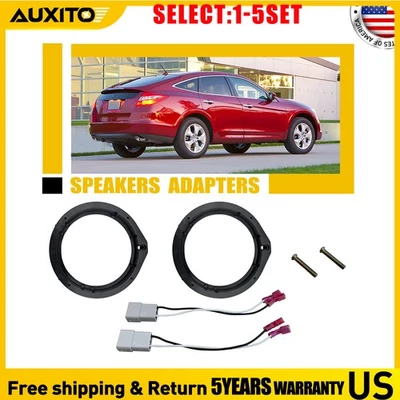 Placas adaptadoras de alto-falante de porta e chicote de fios 1-5X para HONDA Civic 2012-2019 6,5" - Imagem 1 de 2