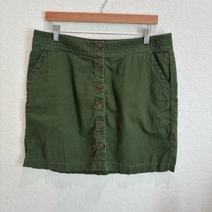Patagonia Green Hemp Cotton Skirt Size 14 - Bild 1 von 3