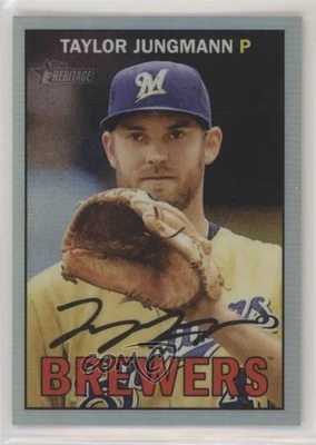 2016 Topps Heritage Chrome Refractor /567 Taylor Jungmann #THC-489 - Image 1 of 2