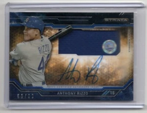 ANTHONY RIZZO - CUBS - 2015 TOPPS STRATA - PATCH AUTO #'d 53/99 - FANTASTICO! - Foto 1 di 2