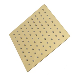 20cm Regendusche Regenbrause Brause Duschkopf Duscharmatur Kopfbrause (Gold-1) - Bild 1 von 9