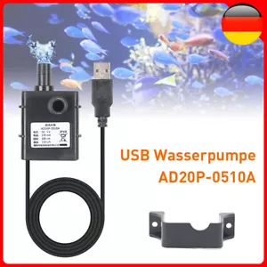 5V Mini Tauchpumpe Brushless Kleine Wasserpumpe Tragbar Wasser Tauchpumpe USB - Bild 1 von 10