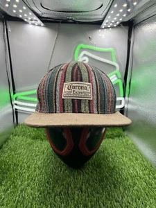 Vintage Corona Extra Beer Aztec All Over Print Adjustable Hat Cap Knit OSFM - Picture 1 of 8