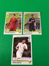 PANINI JADON SANCHO RONALDO MBAPPE FOIL STICKERS LOT ROAD TO EURO 2020 MINT