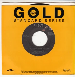 KATE SMITH - STAR SPANGLED BANNER/GOD BLESS AMERICA - MINT REISSUE 45 - NEW - Picture 1 of 2