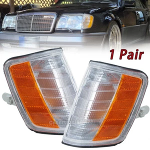 LH&RH Front Corner Light Turn Signal for Mercedes Benz E Class W124 1985-1996 - Picture 1 of 24